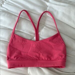 Lululemon Flow Y Pink Women's Sports Bra